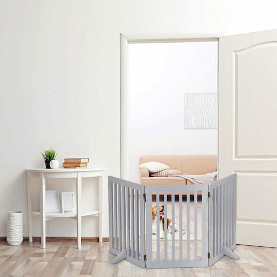 Relaxdays Ușă de siguranță din Lemn 154εκ. 1buc