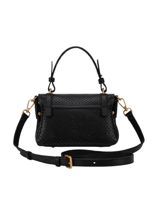Leather Women's Bag Shopper Shoulder Black