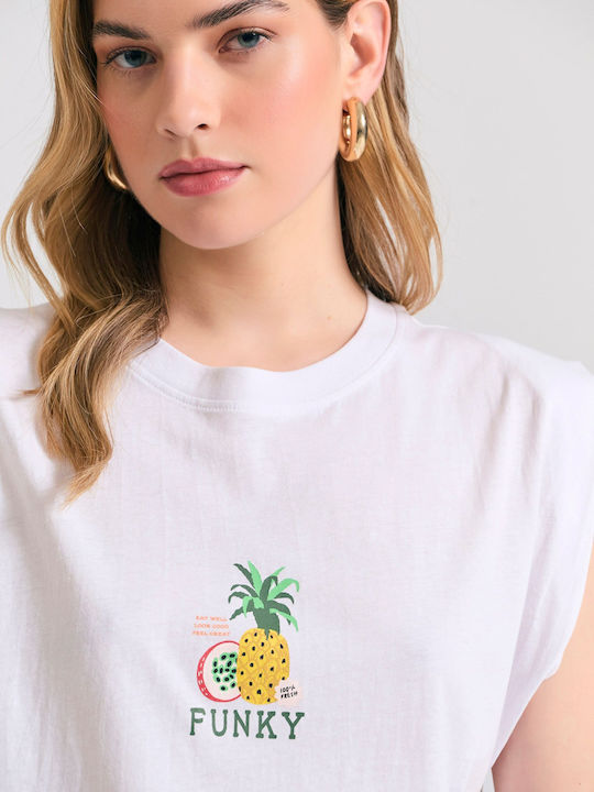 Дамска Блуза T-shirt Бяла
