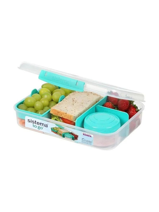 Sistema Cutie pentru Mâncare Plastic Verde 1480ml 1buc