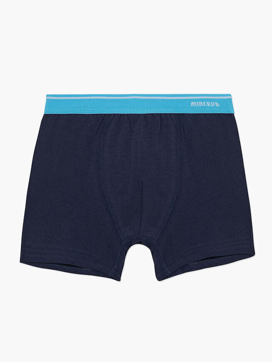 Minerva Rockets Kids' Set with Boxers Blue 2pcs