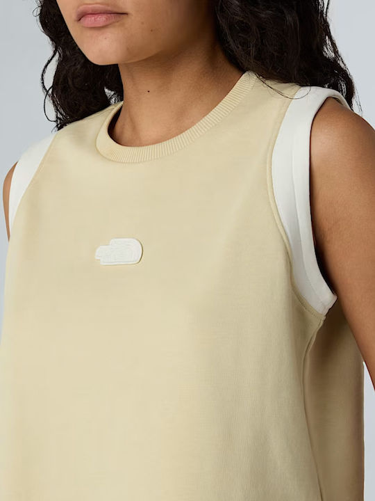 Women's Athletic Crop Top Sleeveless Gravel
