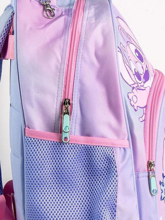 Cerda Lilo & Stitch School Backpack for Elementary Lilac