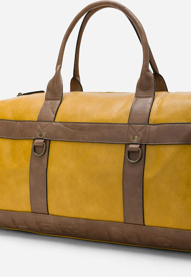 Herling Research Sack Voyage Yellow made of Artificial Leather