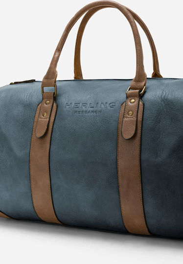 Herling Research Sack Voyage Blue made of Artificial Leather