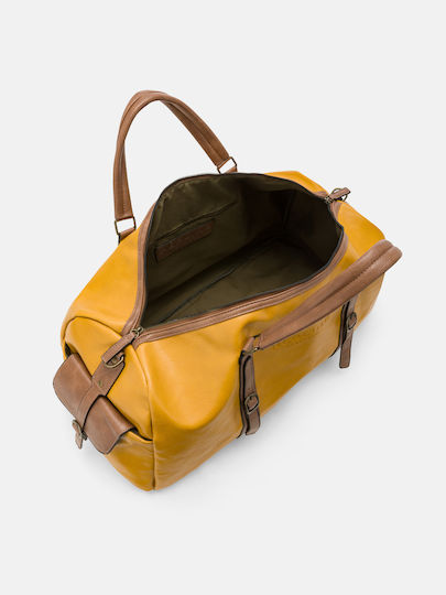 Herling Research Sack Voyage Yellow made of Artificial Leather