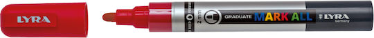 Lyra Marker de Proiectare 2mm Roșu