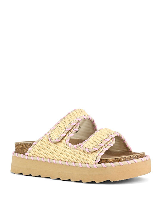 Colors Of California Sandale Casual Damă Bej