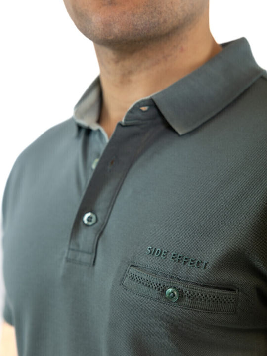Polo Kurzarm Bluse Mint