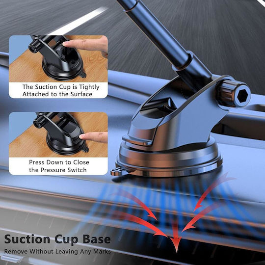 Techsuit Auto Handyhalterung mit Magnet MagSafe Schwarz