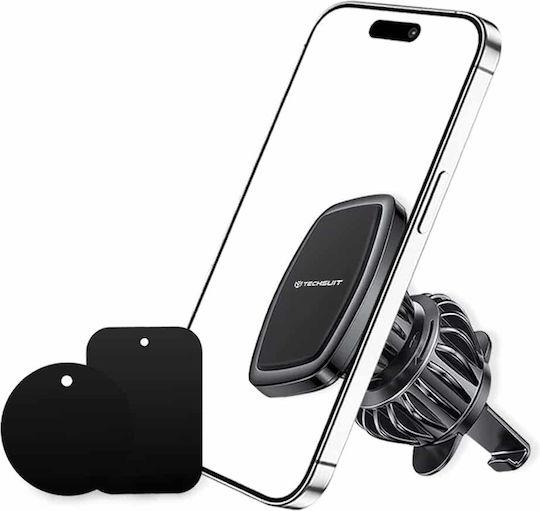 Techsuit Suport Auto pentru Telefon cu magnet Neagră