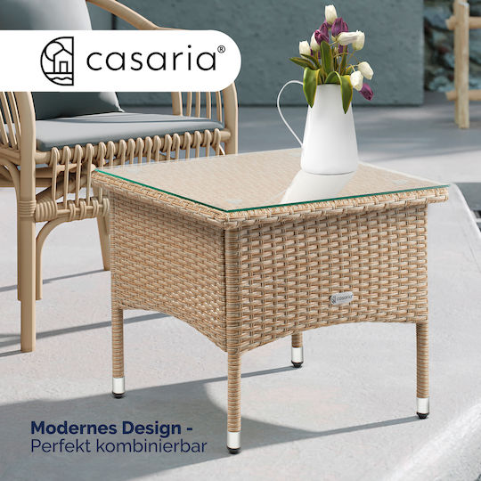 Tisch 50x50x45cm Cream