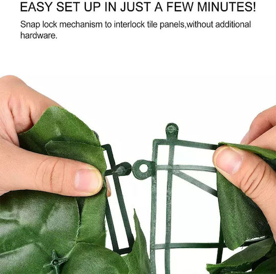 Artificial Foliage in Trellis 3x1m Plastic