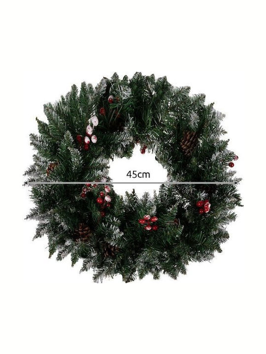 Ruhhy Christmas Decorative Wreath 45cm