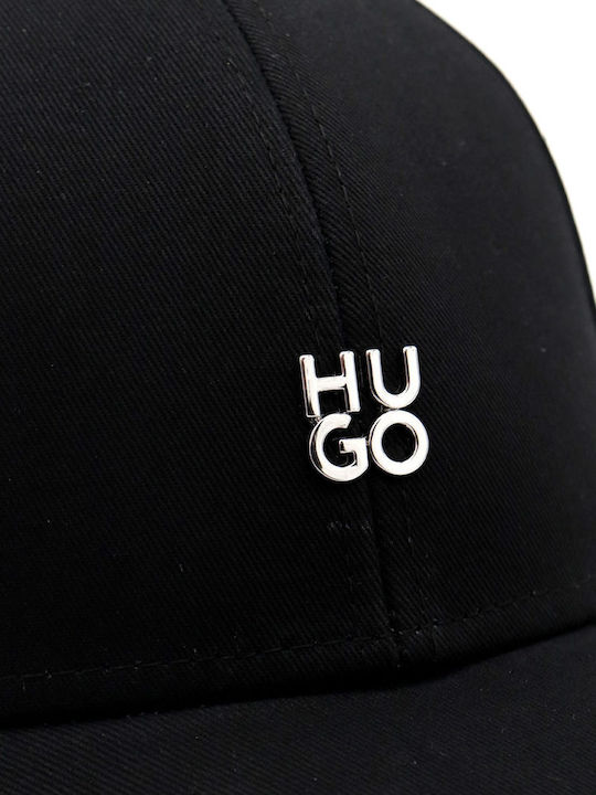 Hugo Cap Ally-me Metallisches Logo Schwarz Hugo Cap Ally-me Metallisches Logo Schwarz