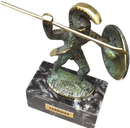 Bronzestatue von Leonidas