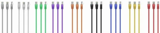 PremiumCord U/UTP Cat.5e (Gigabit) Καλώδιο Δικτύου Ethernet 2m Μαύρο