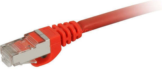 Sharkoon S/FTP Cat.7a (10Gbps) Καλώδιο Δικτύου Ethernet 1m Κόκκινο
