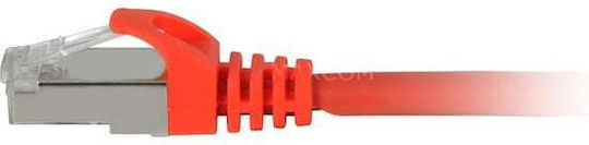 Sharkoon S/FTP Cat.7a 10Gbps Network Cable Ethernet 7.5m Red