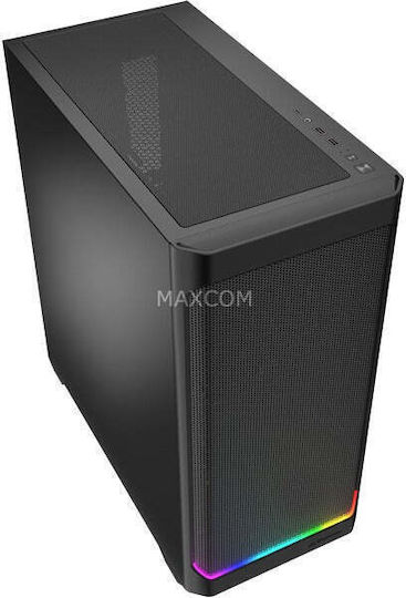 Sharkoon AK4 RGB Gaming Midi Tower Κουτί Υπολογιστή Μαύρο