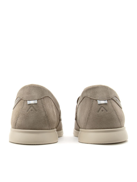 Suede Ανδρικά Loafers σε Μπεζ Χρώμα
