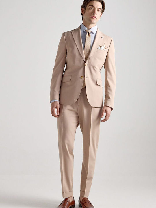 Men's Suit Salmon