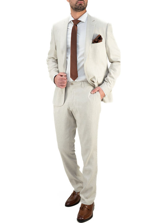 Sommer Herrenanzug Beige
