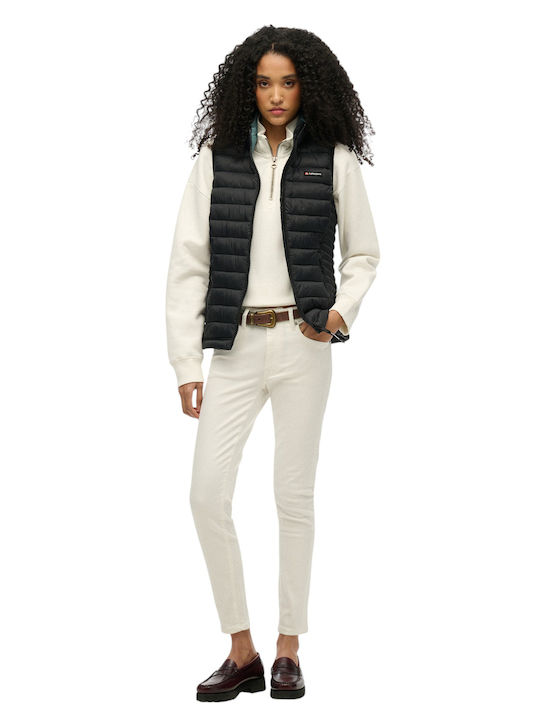 Women's Puffer Jacket for Winter Black