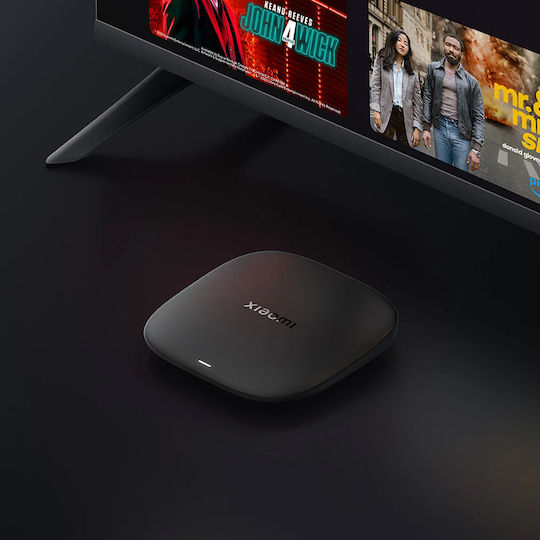 Xiaomi TV Box Mi Box S 3rd Gen PFJ4191EU 4K UHD με WiFi USB 2.0 2GB RAM και 32GB Αποθηκευτικό Χώρο με Λειτουργικό Android και Google Assistant