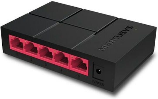 Mercusys MS105G Unmanaged L2 Switch with 5 Gigabit (1Gbps) Ethernet Ports