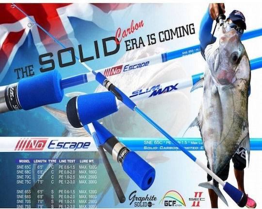 Lemax No Escape Lanseta de pescuit pentru Jigging 2.13m 250gr