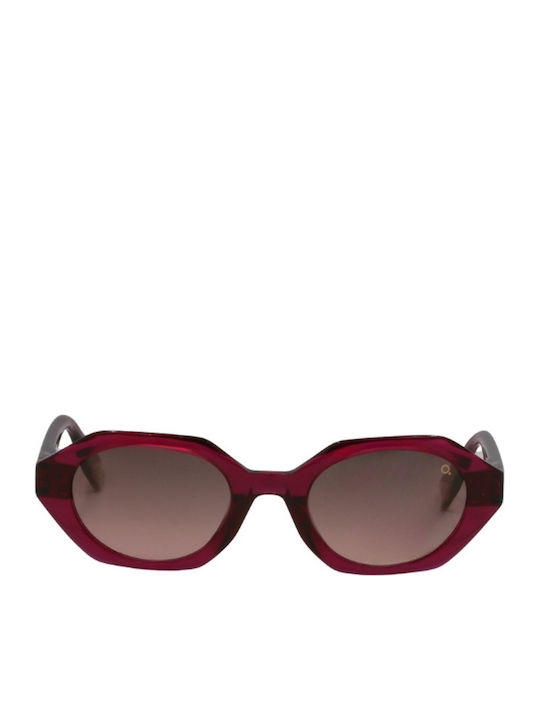 Etnia Barcelona Sunglasses Κόκκινα with Acetate Frame & Fuchsia Lens