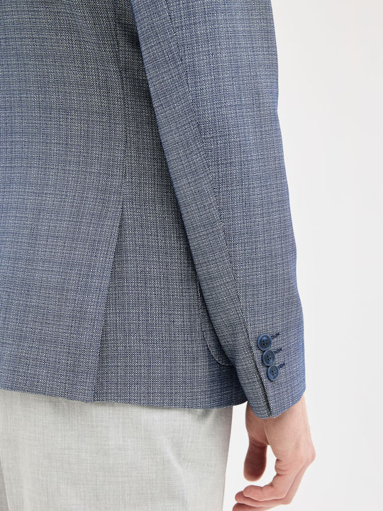 Men's Suit Jacket Slim Fit Navy Blue
