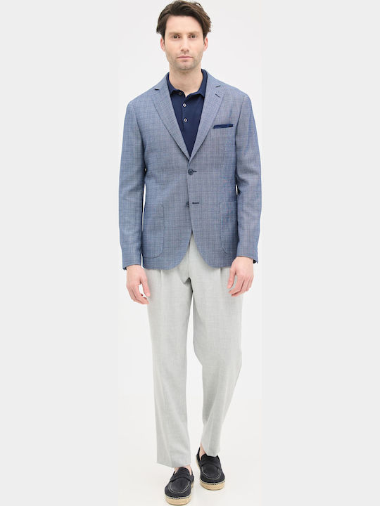 Men's Suit Jacket Slim Fit Navy Blue