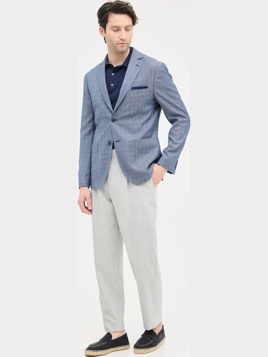 Men's Suit Jacket Slim Fit Navy Blue