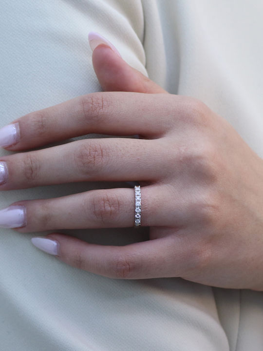 Ring with Diamond made of Gold 18K