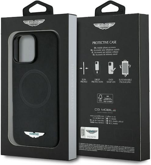 Aston Martin Racing Back Cover Πλαστικό / Σιλικόνης Μαύρο (iPhone 16 Pro)