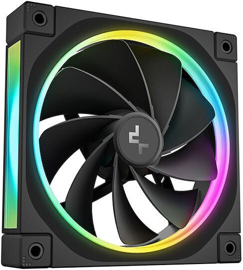 Deepcool FL12-3 IN 1 Reverse Blade Case Fan 120mm (2150rpm / 55cfm) with RGB Lighting and 4-Pin PWM Connection 3pcs