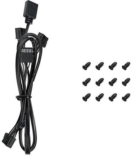 Deepcool FL12-3 IN 1 Reverse Blade Case Fan 120mm (2150rpm / 55cfm) with RGB Lighting and 4-Pin PWM Connection 3pcs