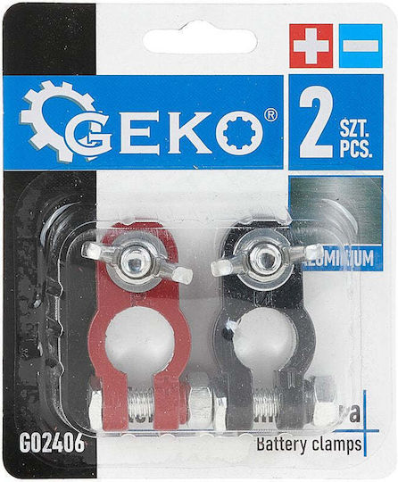 Aluminum Battery Terminal 2 Pieces Geko G02406