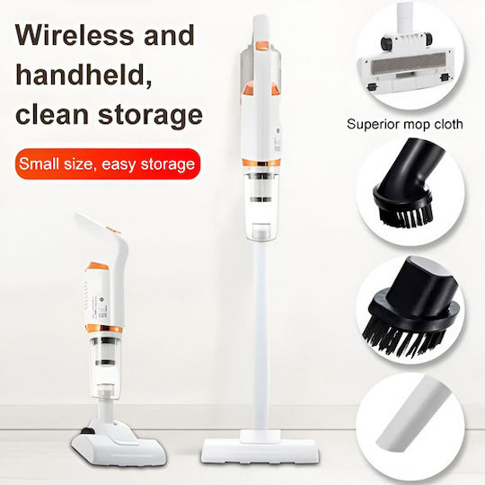 ACP 2056147 Επαναφορτιζόμενη Σκούπα 2 σε 1 Stick & Χειρός 7.4V Λευκή