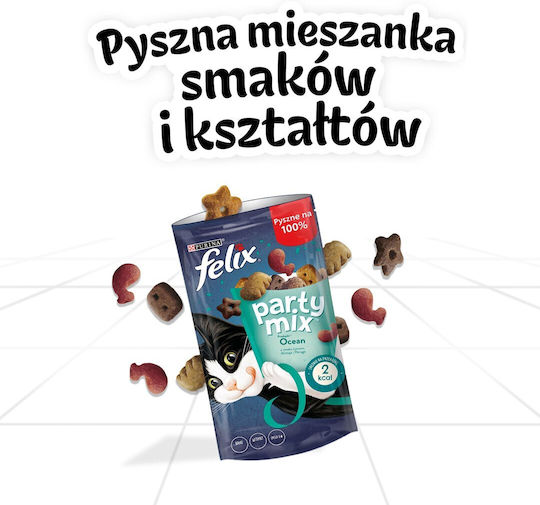 Felix Fish Treats for Adult Cats 60g