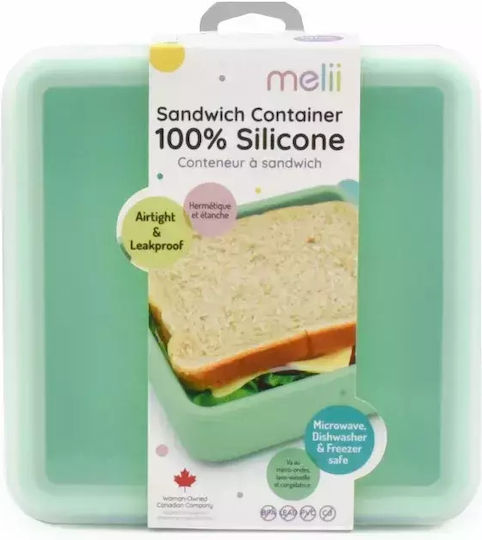 Melii Kids' Food Container made of Silicone Green