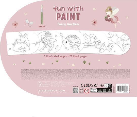 Little Dutch Fairy Garden Σετ Ζωγραφικής 30x21cm