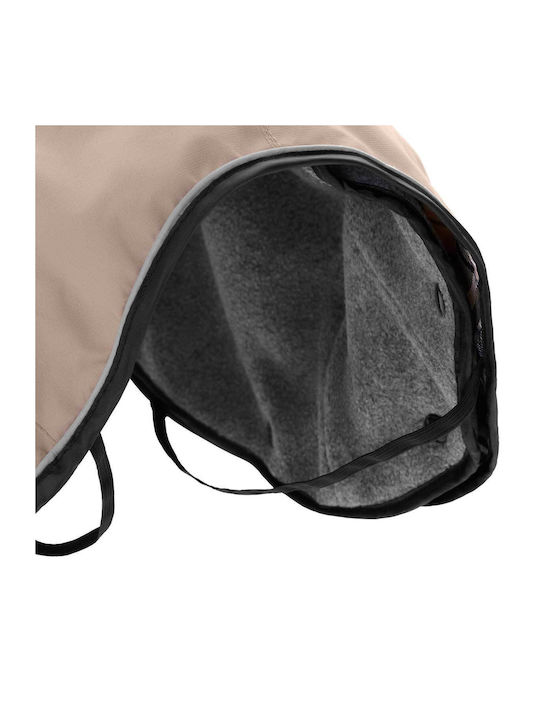 Hunter Hundemantel Wasserdicht Beige mit Rückenlänge 25 cm.