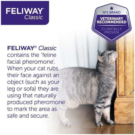Feliway Diffuser Ηρεμιστικό Χώρου για Διαχείριση Άγχους & Στρες 48ml