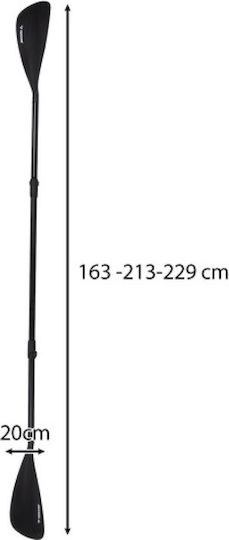 Trizand 4-Piece Adjustable Paddle 229cm 2in1 18139-0