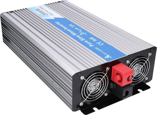Extralink Car Inverter Pure Sinewave 2000W to Converter 12V DC in 230V AC with 1xUSB