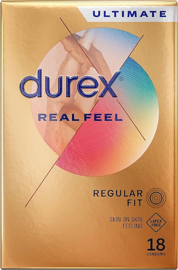 Prezervative Durex Real Feel Fără Latex 18 bucăți