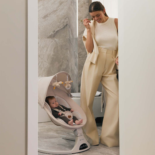 Kinderkraft Elektrische Babywippe Tulsy Grau